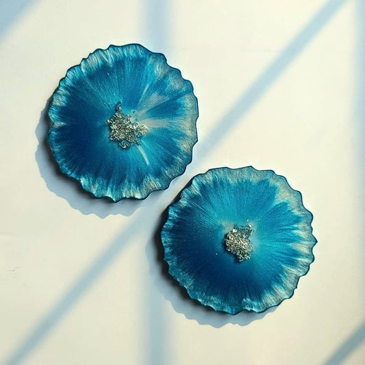 Ocean Radiance Resin Coasters (Set of 2)