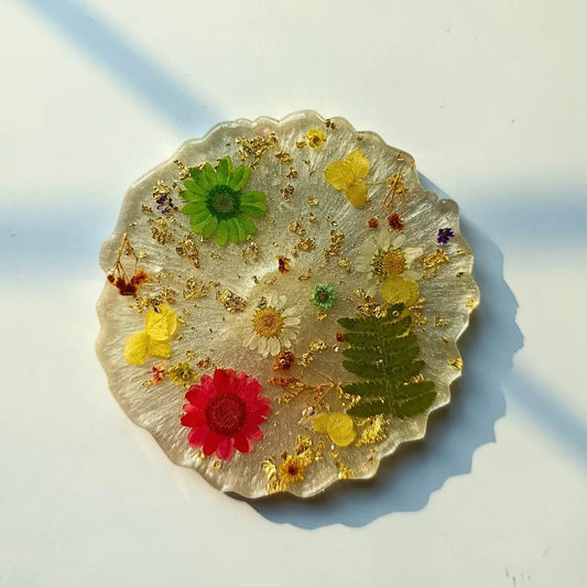 Wild Garden Resin Coaster