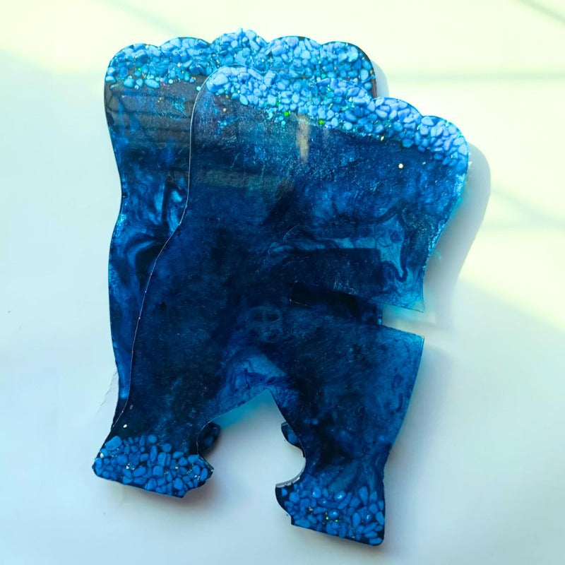 Noor-e-Aasmaan Resin Rehal – Deep Blue Faith
