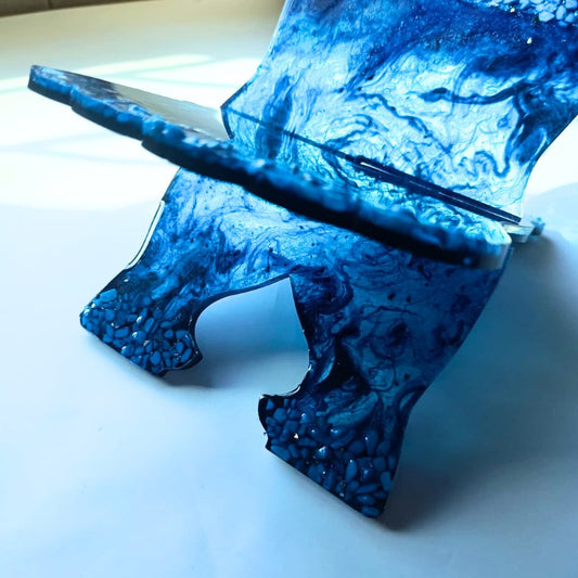 Noor-e-Aasmaan Resin Rehal – Deep Blue Faith