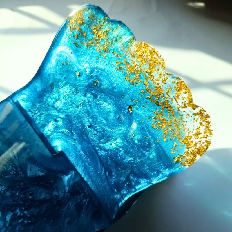 Noor-e-Tasbeeh Resin Rehal – Ocean Blue Grace