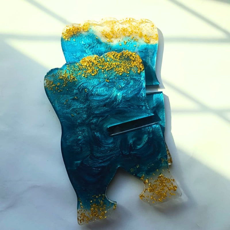 Noor-e-Tasbeeh Resin Rehal – Ocean Blue Grace