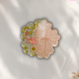 Peach Petal Botanical Trinket Dish