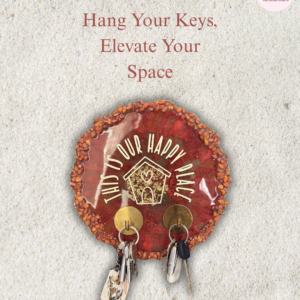 Happy Place Resin Key Holder